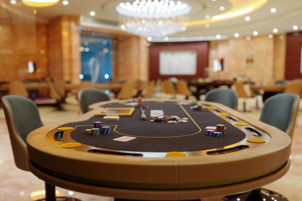 Live dealer table multi-camera studio setup